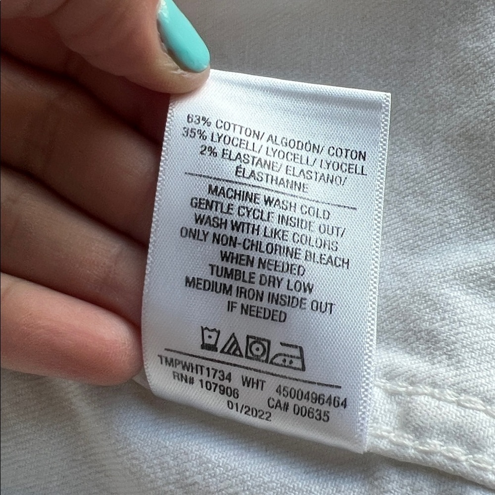 Hudson White Denim Jacket - Picture 8 of 8